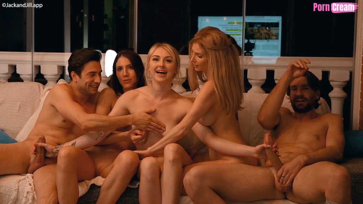 JackAndJill and MySweetApple Our First Real Orgy