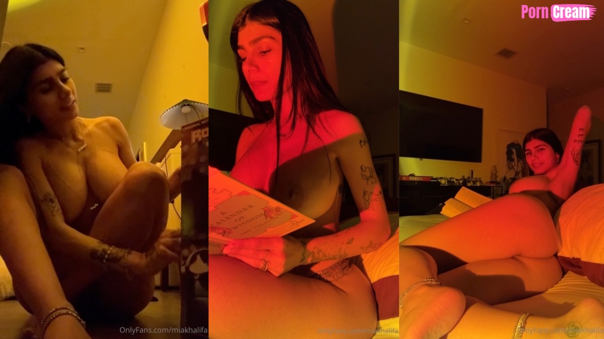 Mia Khalifa Reading Book Leaked
