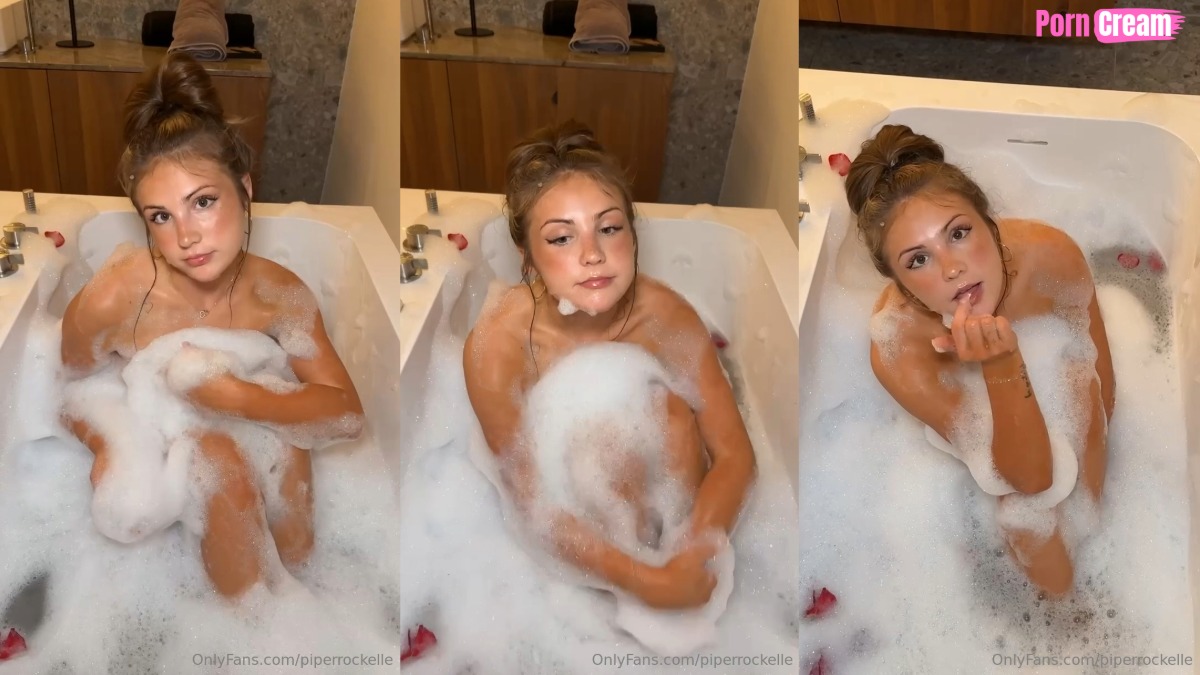 Piper Rockelle Nude Bathtub Tease